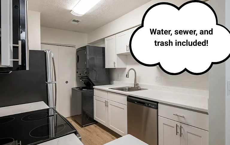 Prestige Kitchen Style (shown here in a 2-bedroom floor plan)