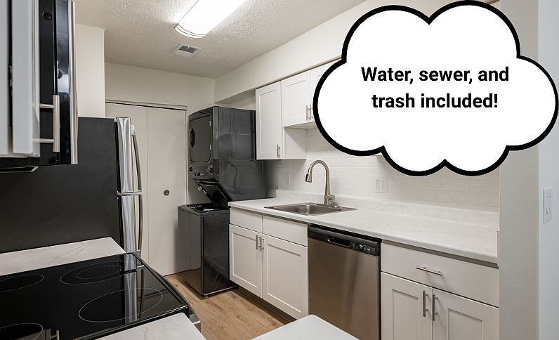 Prestige Kitchen Style (shown here in a 2-bedroom floor plan)