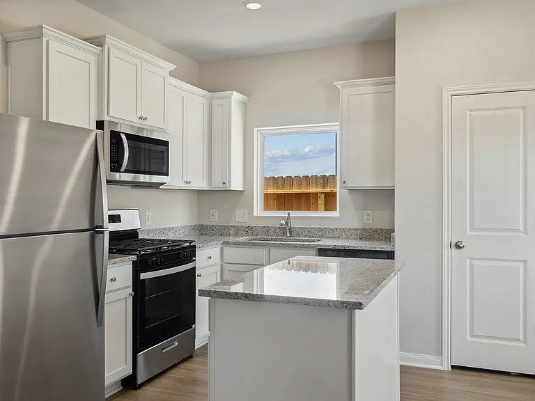 All kitchen appliances included.