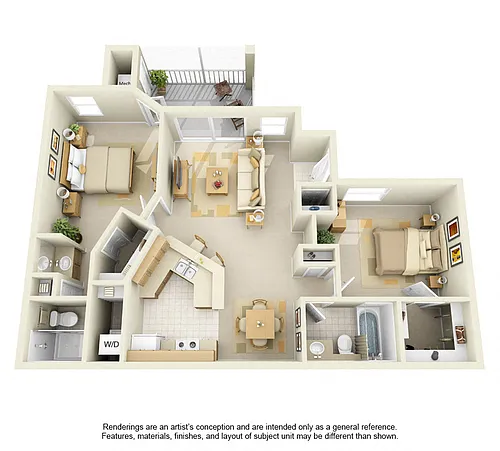Floor plan B1 - Hillsboro Beach