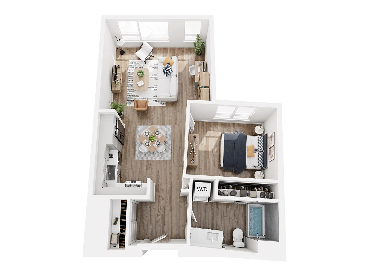 Floor plan 1X1