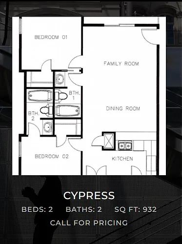 Floor plan 2 Bedroom