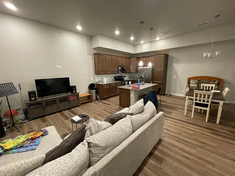 Furnished main living areas.