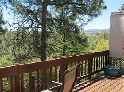 1st floor deck -- outside master bedroom and living room