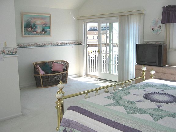 Large master suite with private balcony