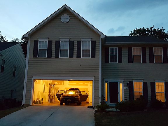 2-car covered garage