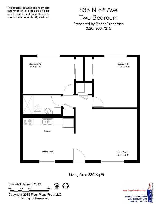 Floor plan 2 Bedroom