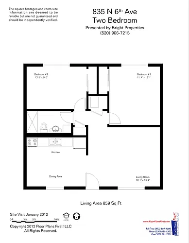 Floor plan 2 Bedroom