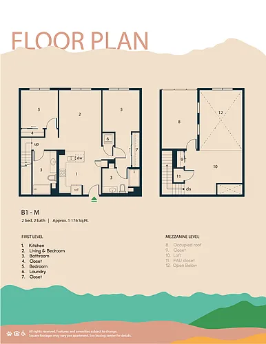 Floor plan B1-M