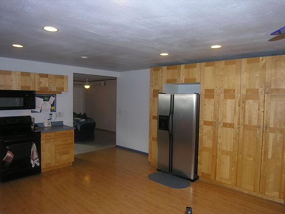 Custom Built Cabinets.