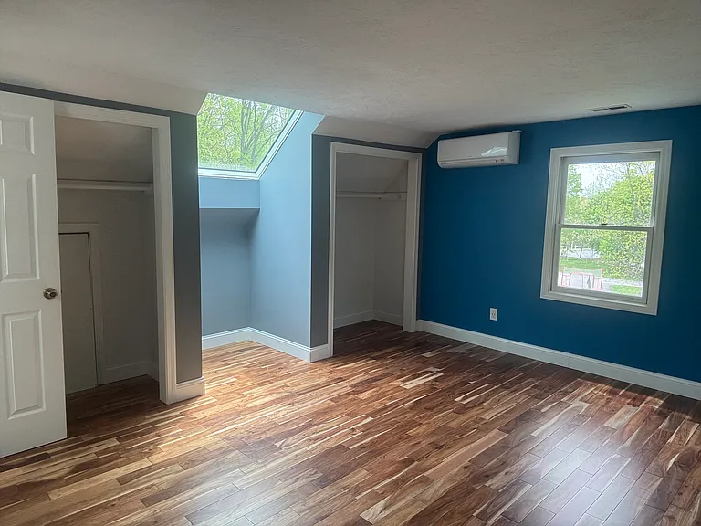 Main Bedroom with Double Closets and Skylight