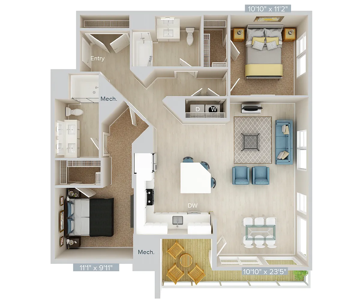 Floor plan BM15-1263-1158