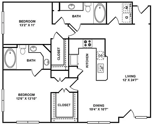 Floor plan D4