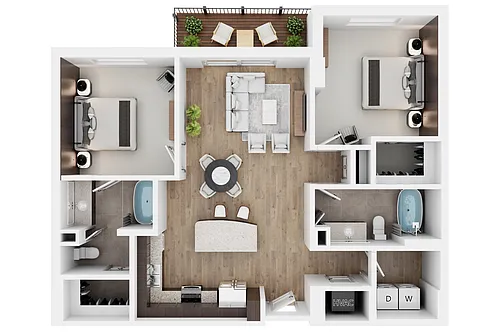 Floor plan B1