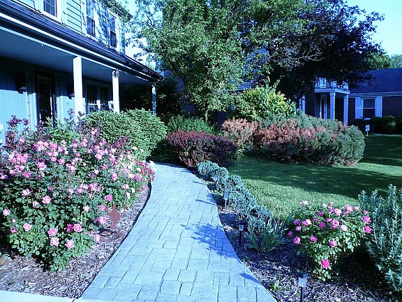 front entrance & porch