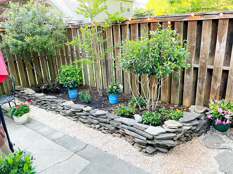Private patio area