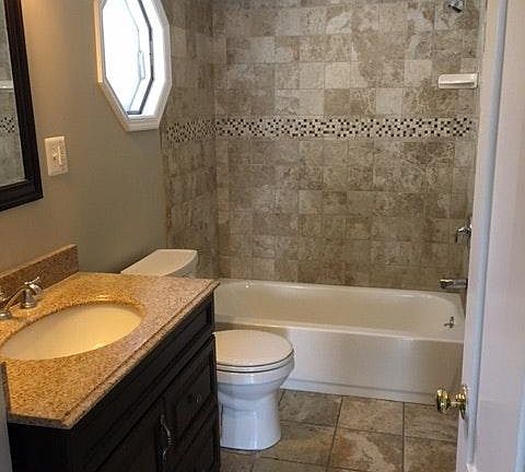 bathroom recently renovated