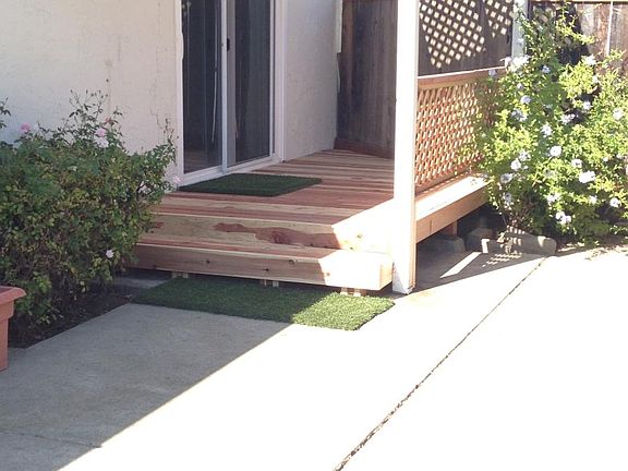 New deck off Master Bdr