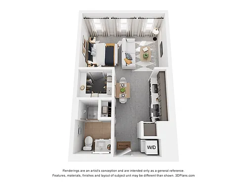 Floor plan Studio C