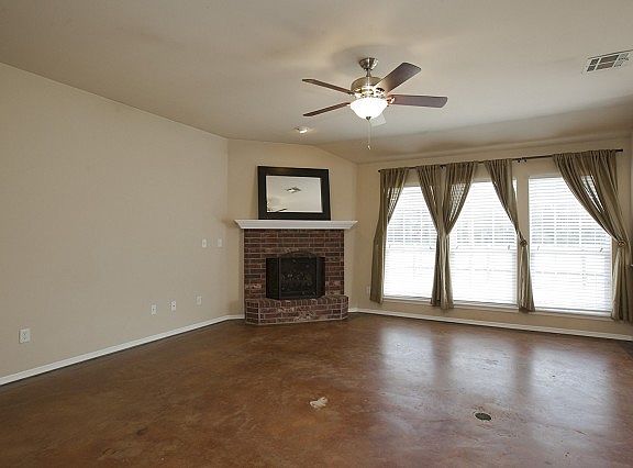Beautiful corner fireplace