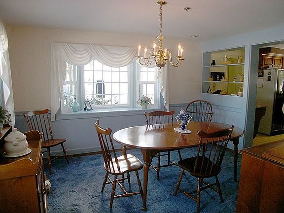 Formal Dining Room, bay window, hardwood floors