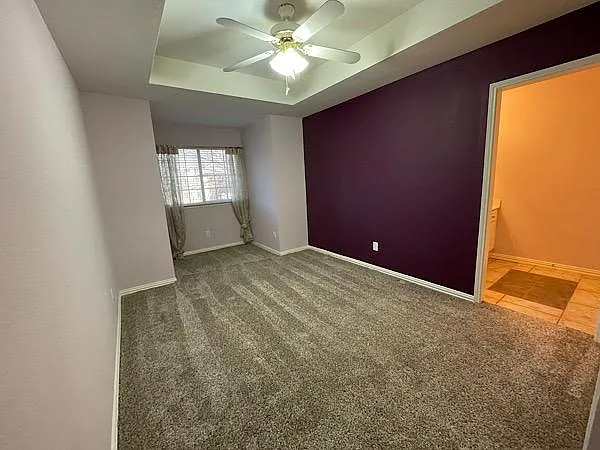 1st Upstairs bedroom with attached private sink and bathroom