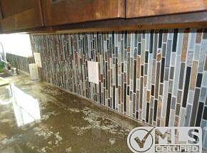 back splash tile & custom tops