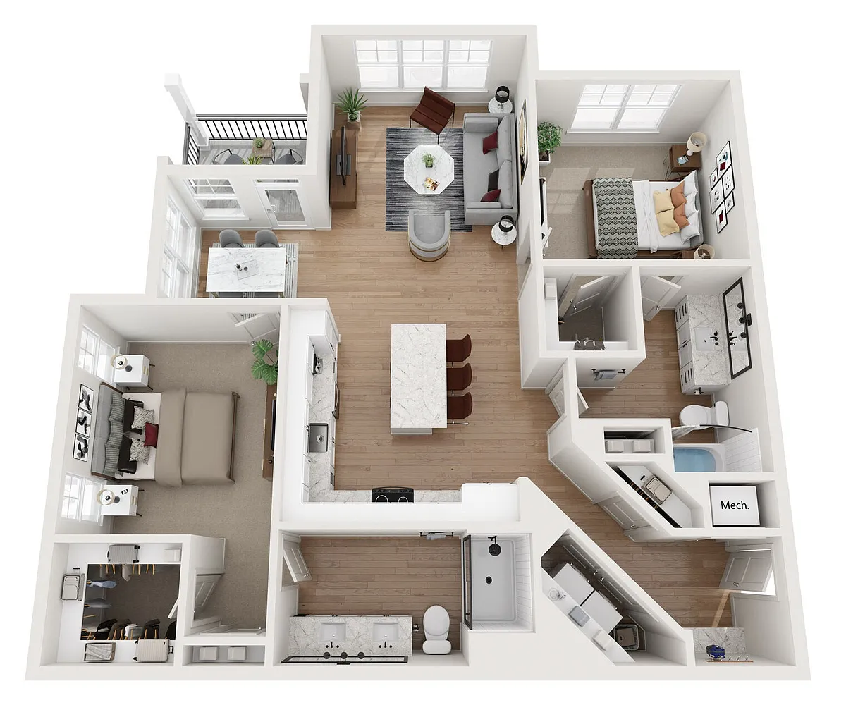 Floor plan B2