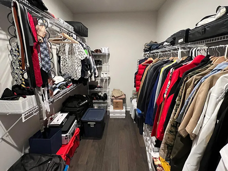 Owner's walk in closet