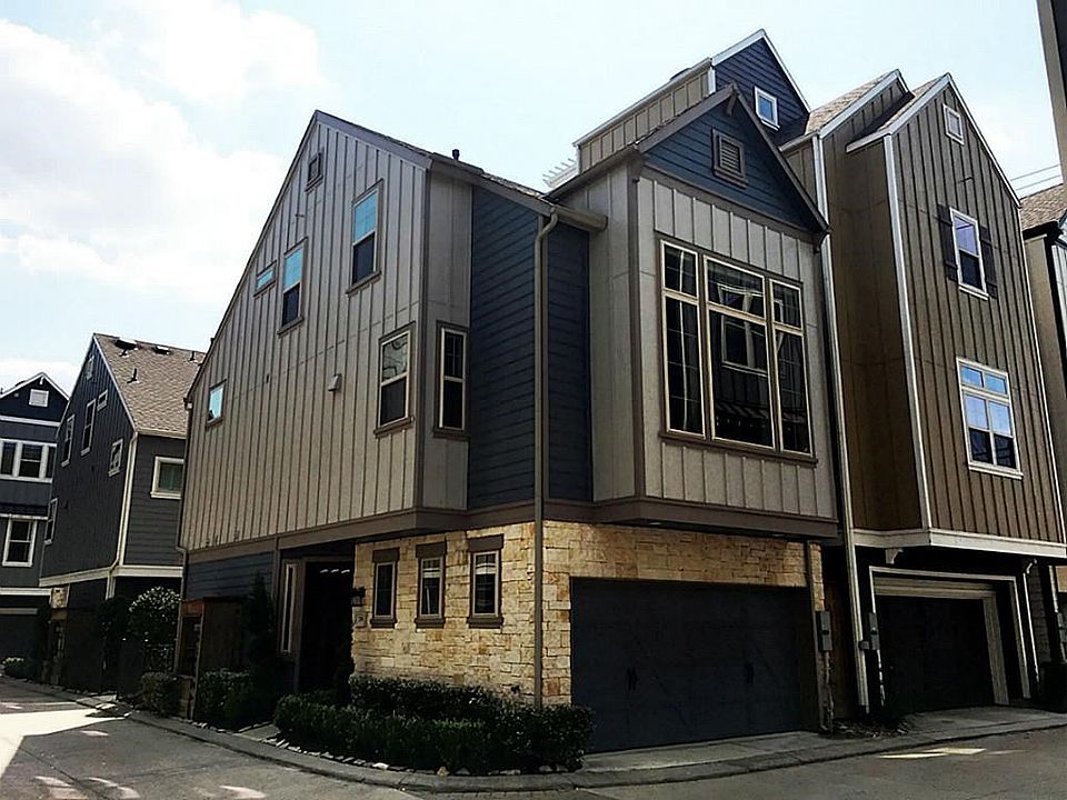 One of 60 homes in this gated community located in the Houston Heights.