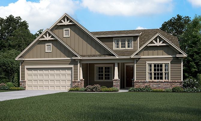 Everett Exterior C will include Side Entry Garage