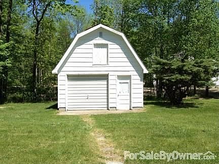 Detached Two Story Garage
						:
						Ideal storage for lawn equipment or recreational vehicles.