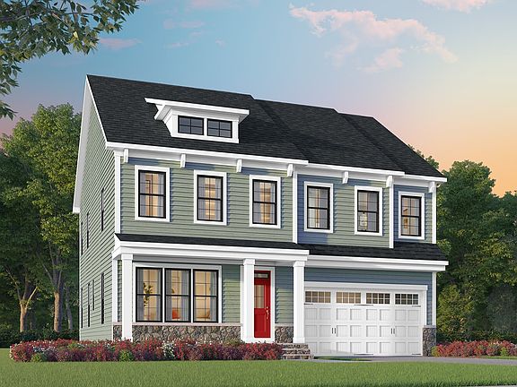 A rendering of elevation 6 of the Manchester III by Brookfield Residential