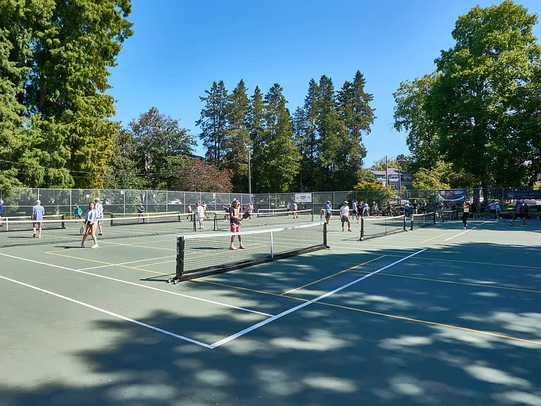Join a pickle ball club at Green Lake Courts