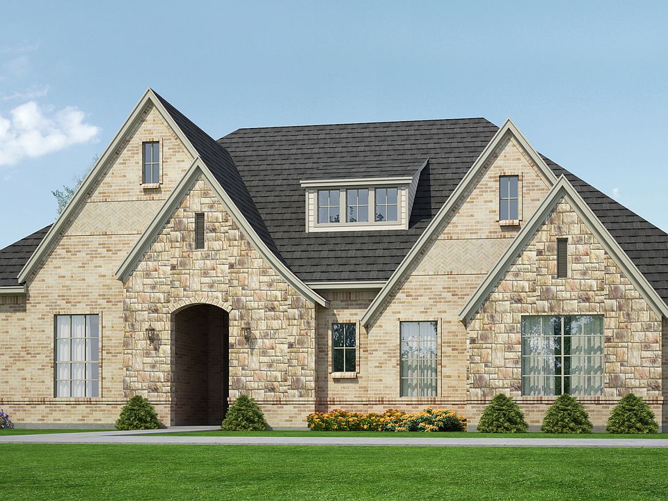 Artist Rendering- Brick and stone color will differ.