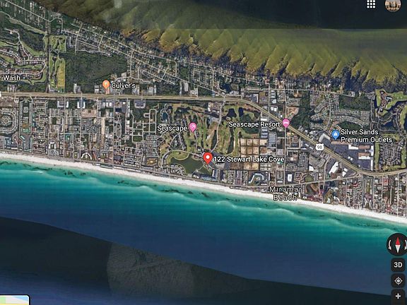 Zillow is mapping the property to the incorrect location...this is the correct location