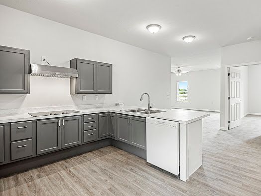 We have ONE FULL ADA compliant unit available with compatible lower countertops and appliances, including a safe, efficient, and easy to clean induction cook-top!