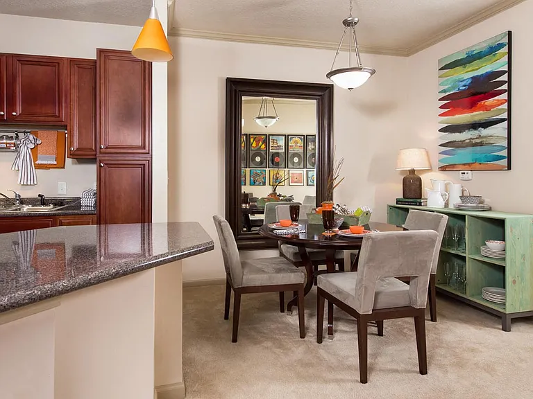 Model Apartment Dining Area