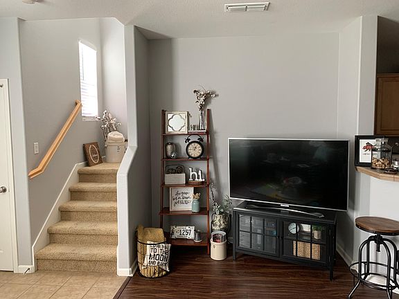 Living room and stairs
