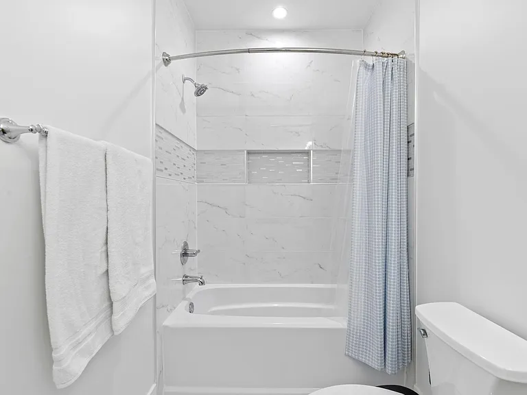 Brand new shower and tub