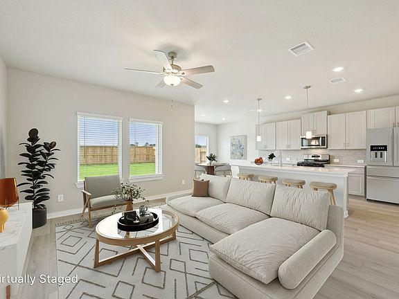 The Ian floorplan in Wall Street Village of Richmond, TX.
