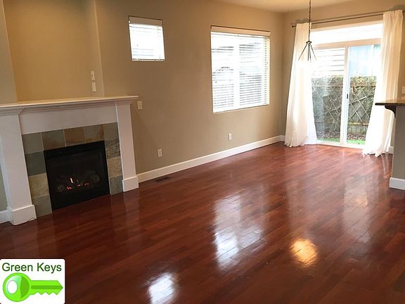 Fireplace and Sliding Glass Doors