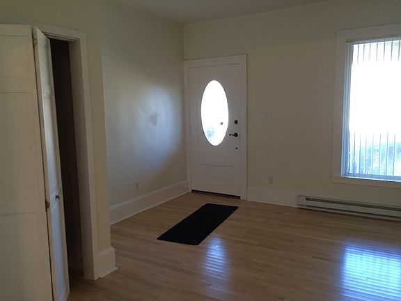View of front entrance from living room.