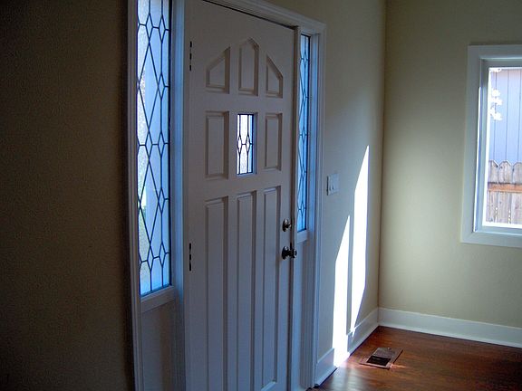 Restored front door