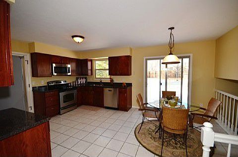 GRANITE COUNTERTOPS, MAPLE CABINETS AND STAINLESS APPLIANCES