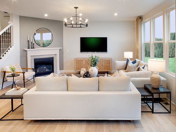 Gathering Room with Fireplace