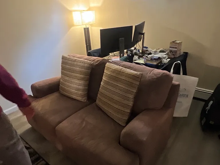 Finished basement office