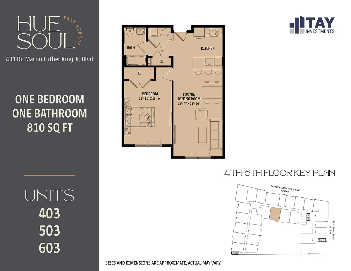 Floor plan 1B1B-K