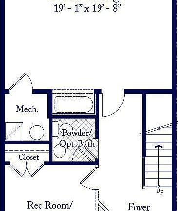 Lower Level floor plan - NORWOOD