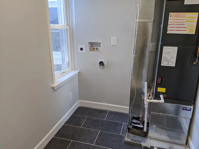Laundry room and zone 2 HVAC